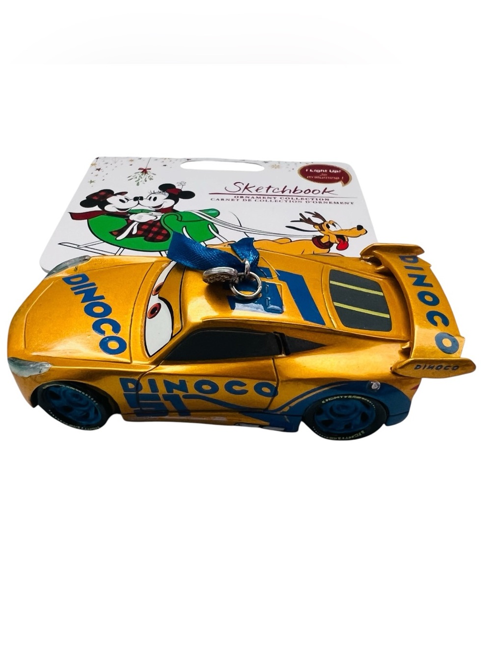 Disney Sketchbook 2017 Pixar Cars Cruz Ramirez Light Uo Ornament